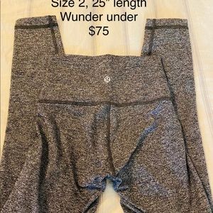 Size 2 Wunder Unders 25”
